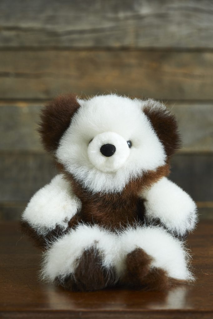 Classic Variegated Baby Alpaca Fur Teddy