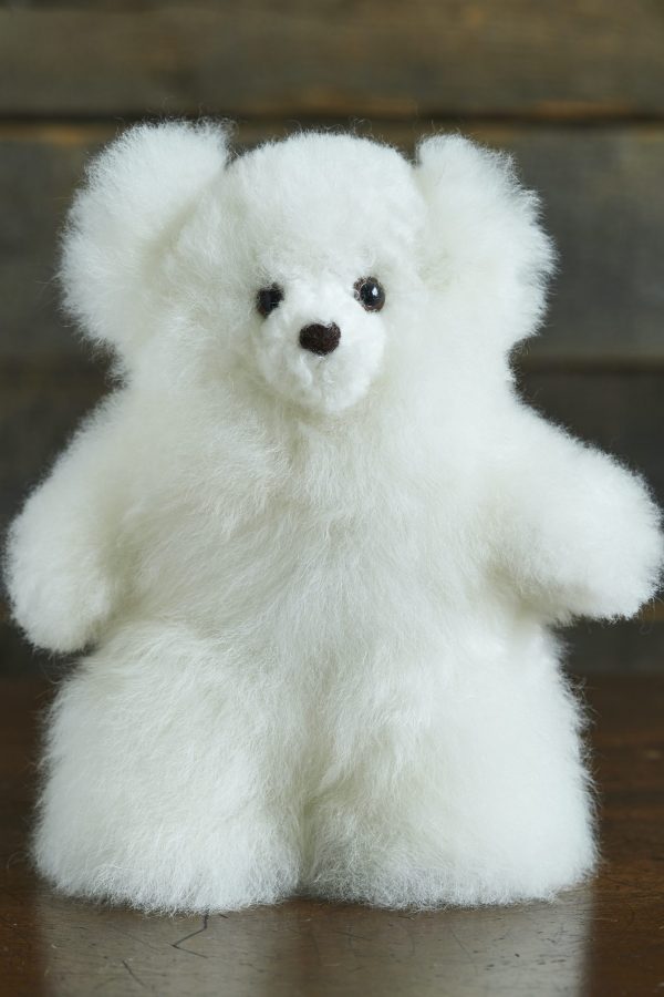 Small Stuffed Animal Bear Peruvian Gift Ideas Handmade Alpaca Fur Mini Bear 